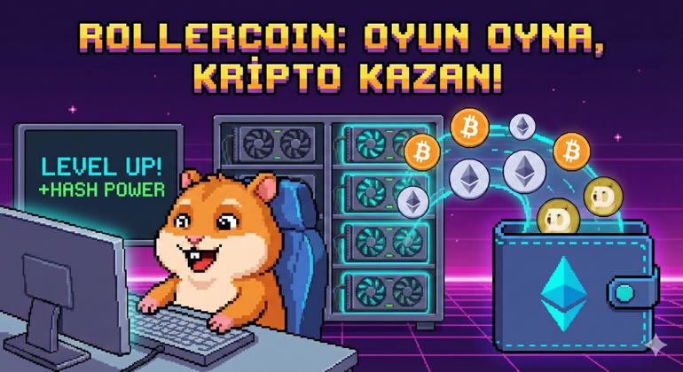 İnternetten Para Kazandıran Oyunlar: RollerCoin Nedir, Nasıl Oynanır? için kapak görseli