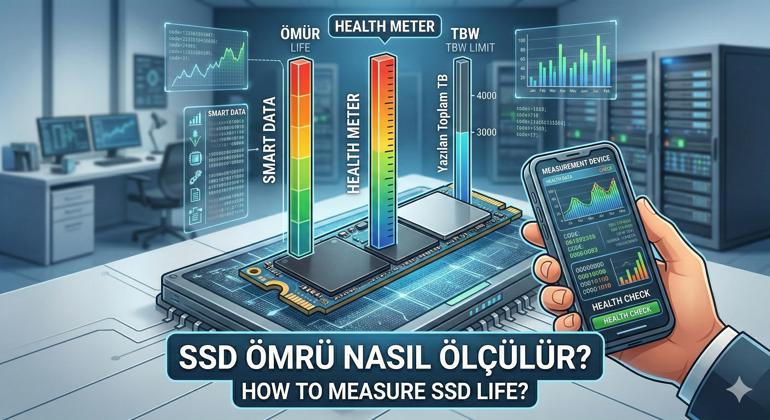 SSD Ömrü Nasıl Ölçülür? Adım Adım Sağlık ve Dayanıklılık Rehberi için kapak görseli