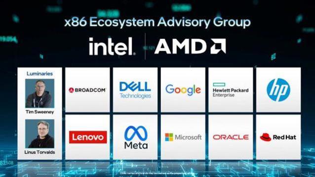 Intel ve AMD, x86 Ekosistem Danışma Grubu’nu Kurdu